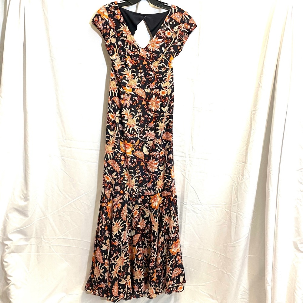 NWT Leifsdottir Anthropologie Long Print Dress